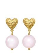 Maria Earrings Øredobber Smykker Gold Maanesten