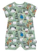 Insekter Playsuit Bodies Short-sleeved Green MUMIN