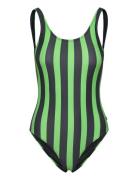 Sallee Swimsuit Badedrakt Badetøy Green Mads Nørgaard