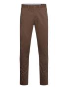 Stretch Slim Fit Twill Pant Bottoms Trousers Chinos Brown Polo Ralph L...