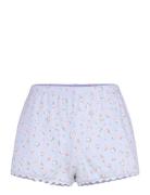 Short Pointelle Lace Flower Shorts Blue Hunkemöller