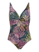 Nura Swimsuit Gold Badedrakt Badetøy Pink Missya