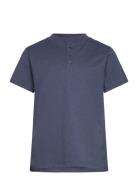 T-Shirt .-- Pani8 Tops T-shirts Short-sleeved Navy Mango