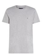Essential Reg Fit Heather Tee Tops T-shirts Short-sleeved Grey Tommy H...