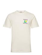 Onsita Ss Reg Tee Tops T-shirts Short-sleeved Cream ONLY & SONS