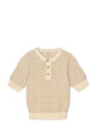 Utily Ss Polo Tops T-shirts Polo Shirts Short-sleeved Polo Shirts Beig...
