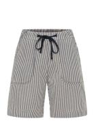 Kanaya Striped Shorts Bottoms Shorts Casual Shorts Black Kaffe