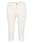 Kazelina Capri Jeans Bottoms Jeans Slim Cream Kaffe