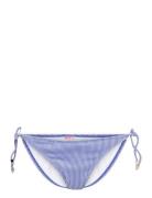 Fiji Rib Cheeky T Swimwear Bikinis Bikini Bottoms Side-tie Bikinis Blu...