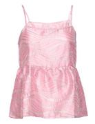 Objloes Slip Top A Ss Fair 22 Tops Blouses Sleeveless Pink Object