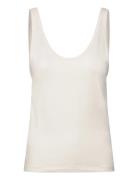Tank Top T-shirts & Tops Sleeveless White Weekday