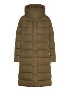 B.intl Longline Barron Puffer Fôret Kåpe Khaki Green Barbour