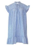Linnea Dress Kort Kjole Blue Noella