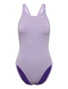 Nike Hydrastrong Solid Fastback Piece Sport Swimsuits Purple NIKE SWIM