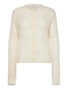 Perl Tops Knitwear Cardigans White Munthe