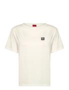 Nikka_T-Shirt Topp Cream HUGO