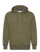 Reg Shield Hoodie Tops Sweat-shirts & Hoodies Hoodies Grey GANT
