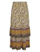 Yasgemma Hw Maxi Skirt - Fest Langt Skjørt Beige YAS