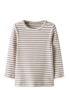 Nmnbani Ls Xsl Top Noos Tops T-shirts Long-sleeved T-shirts Purple Nam...