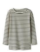 Nmnbani Ls Xsl Top Noos Tops T-shirts Long-sleeved T-shirts Brown Name...