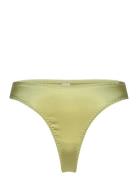 Brief Satin Thong Stringtruse Undertøy Navy Lindex