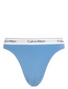 High Leg Tanga Lingerie Panties High Waisted Panties Blue Calvin Klein