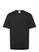 Ss Supima Cotton Crew 14Gg Tops T-shirts Short-sleeved Black Calvin Kl...