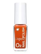 Minilack Oxygen Färg A809 Neglelakk Sminke Orange Depend Cosmetic