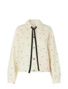 Livingston Jacket Outerwear Jackets Light-summer Jacket Cream Nué Note...