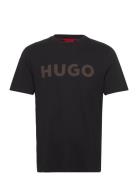 Dulivio_U253 Tops T-shirts Short-sleeved Black HUGO