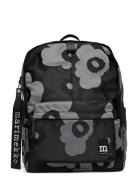 Zip Top Backpack Unikko Ryggsekk Veske Black Marimekko