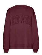 Heavy Sweat Crewneck Tops Sweat-shirts & Hoodies Sweat-shirts Burgundy...