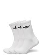 Tr Crew S 3P Sport Socks Regular Socks White Adidas Originals