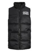Jjetoby Bodywarmer Collar Sn Jnr Fôret Vest Black Jack & J S