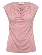 Rwbiarritz Ss Waterfall T-Shirt Tops T-shirts & Tops Sleeveless Pink R...