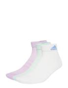 C Spw Ank 3P Sport Socks Footies-ankle Socks Purple Adidas Performance