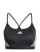 Aerct Ls 3S Bra Sport Bras & Tops Sports Bras - All Black Adidas Perfo...