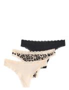 Brief Thong Reg Co Emelie Lace Stringtruse Undertøy Multi/patterned Li...