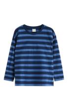 Top Ls Essentials Stripe Tops T-shirts Long-sleeved T-shirts Blue Lind...