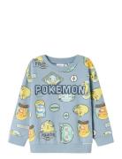 Nmmjazy Pokemon Nreg Sweat Unb Sky Tops Sweat-shirts & Hoodies Sweat-s...