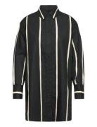 Nila Puhveli Tops Shirts Long-sleeved Black Marimekko