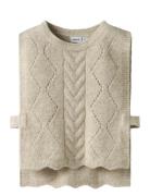Nmflea Knit Vest Tops Knitwear Pullovers Cream Name It