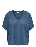 Cartammi 3/4 V-Neck Batwing Blouse Jrs Tops T-shirts & Tops Short-slee...