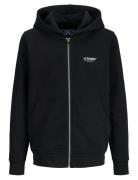 Jjesoho Sweat Zip Hood Noos Jnr Tops Sweat-shirts & Hoodies Hoodies Bl...