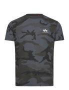 Basic T Small Logo Camo Tops T-shirts Short-sleeved Multi/patterned Al...