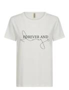 Sc-Rina Fp Tops T-shirts & Tops Short-sleeved White Soyaconcept