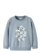 Nmmvion Ls Nreg Sweat Unb Tops Sweat-shirts & Hoodies Sweat-shirts Blu...