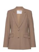 Slfrita Ls Classic Blazer Camel Mel Noos Blazers Single Breasted Blaze...