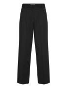 Slfeli-Rita Mw Wide Pant Bottoms Trousers Wide Leg Black Selected