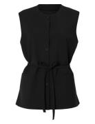 Slfabbi Vest Vest Black Selected
